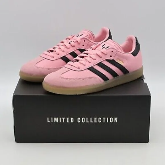 Adidas Pink Samba Messi Indoor Soccer Shoes - Picture 3 of 4